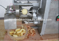 Machine commerciale automatique électrique pour peler, écaler, séparer et couper les pommes en acier inoxydable