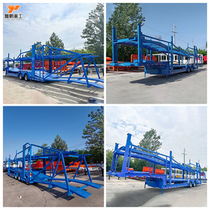 Semirimorchio Porta <span class=keywords><strong>Auto</strong></span> Leggero a 2 Assi per 9 Veicoli, Basso Peso a Vuoto, Efficiente nei Consumi, per Trasporto a Lunga Distanza - Product Image 2