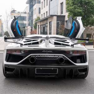 Haute qualité livraison rapide prix de vente entier pare-chocs arrière en Fiber de carbone sec <span class=keywords><strong>SVJ</strong></span> pour <span class=keywords><strong>Lamborghini</strong></span> <span class=keywords><strong>Aventador</strong></span> LP700 LP720 - Product Image 5