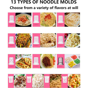 Electric Automatic Home Noodle & Pasta Maker with 4-digit LED Display 8 Shapes 500g Capacity - Product Image 3
