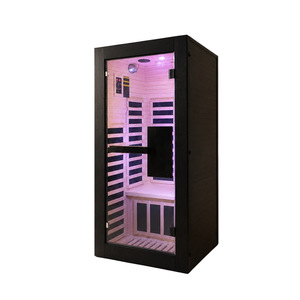 Sauna de Infrarrojos Lejanos Individual Shubeikang, Negra, Portátil, para el Hogar, Sauna sin Agua para Todo el Cuerpo, Masaje, Salud y Fitness - Product Image 1