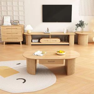 Wholesale Price Hotel Mid century New Design Large Storage Living Room Furniture Modern Luxury Solid Wood Tv Stand <strong>Cabinet</strong> - Product Image 2