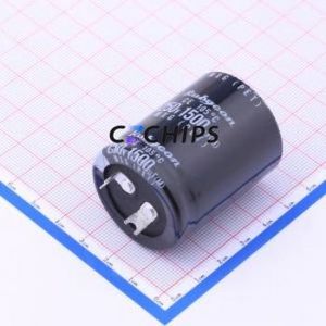 Condensateur électrolytique en aluminium à encliquetage 250MXG1500MLCALN35X45, trou traversant, D35xL45mm 1500uF 20% 250V 14.2mm - Product Image 1