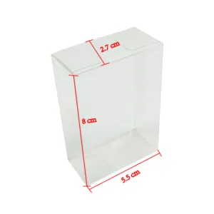 ZL custom printed clear transparent plastic PVC PET bar soap display folding packaging gift boxes