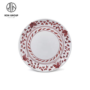 Platos de cena personalizados hechos a mano, vajilla de porcelana de estilo <span class=keywords><strong>italiano</strong></span>, plato de cerámica para restaurante - Product Image 5