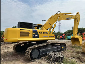 Excavadora Komatsu PC 450, peso operativo de 45 toneladas, equipo pesado usado, gran condición con motor de núcleo, caja de cambios de motor PLC - Product Image 3