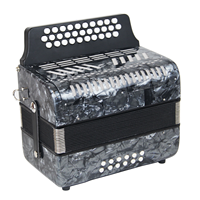 Accordéon Diatonique à 31 Boutons et 12 Basses Abordable pour Débutants – Instrument de Musique Éducatif
