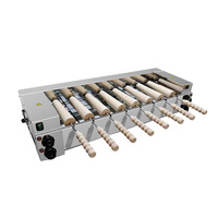Machine à gâteaux cheminée électrique automatique professionnelle, 8 rouleaux, en acier inoxydable de qualité alimentaire, thermostat réglable, four de boulangerie