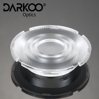 Conception optique : Lentille PC ronde à 60 degrés pour LED 5050, lentille optique haute puissance de 40 mm pour éclairage de piste professionnel