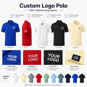 เสื้อกอล์ฟกันยับสำหรับผู้ชายและผู้หญิง พิมพ์โลโก้ได้ตามต้องการ ผ้ายืด 4 ทิศทาง ระบายอากาศได้ดี ผสมสแปนเด็กซ์ 13%  ขายส่ง ไซส์ S-4XL - Product Image 2