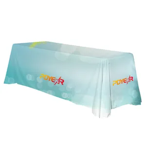 Custom 6ft Tablecloths for Rectangle Tables 4 Pack Party Table Cloths Disposable Rectangular Tablecloth