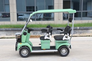 Carrello Elettrico Comfort <span class=keywords><strong>per</strong></span> 4 Passeggeri con Tettuccio |   Veicolo Ricreativo Sicuro <span class=keywords><strong>per</strong></span> Parchi e Resort - Product Image 2