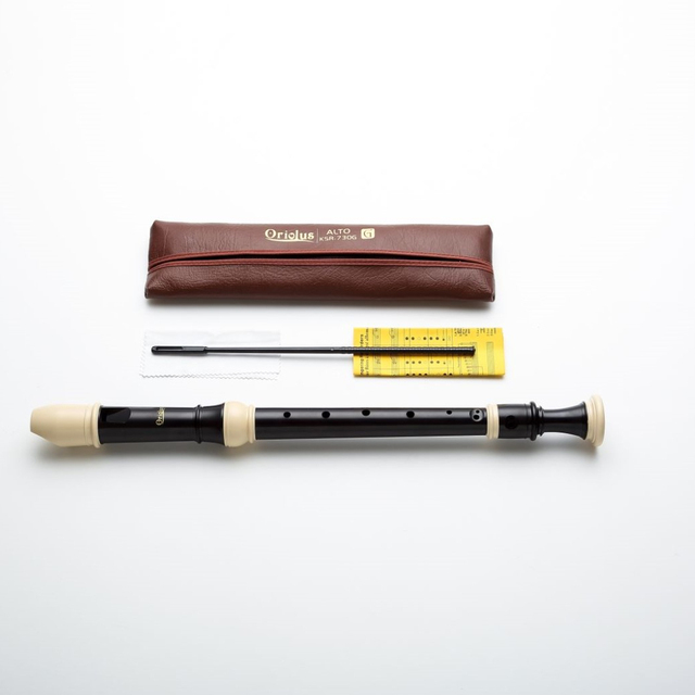 German and Baroque Style 8-Hole Alto Recorder Brown ABS Resin/Plastics Detachable Musical Instrument Accessory