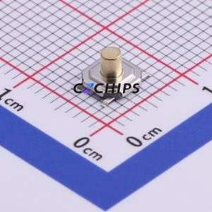 TS-1076S-A10B3 Tactile Switch SMD-4P,5.2x5.2mm Switch Single Pole Single Throw Round Button 5.2mm 5.2mm - Product Image 1