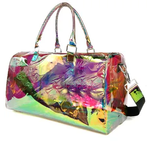 Oversize Pvc Leather Luggage, Bag GORFIA Designer Famous Brands Women Men Unisex Luxury Travel Duffel Duffle Bag/
