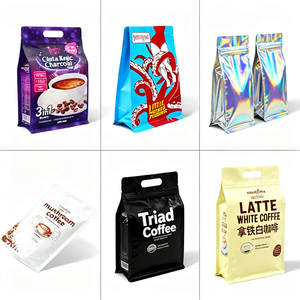 Sachet Doypack en feuille d'aluminium avec poignée, imprimé par gravure avec logo personnalisé, anti-odeur, refermable par fermeture éclair, qualité alimentaire - Product Image 4