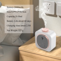 Capteur humain intelligent veilleuse chambre murale parfum nébuliseur parfum diffuseur d'air nébuliseur Portable