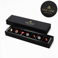 Boîtes d'emballage en carton rigide mat faites à la main pour chocolats et bonbons - Personnalisables pour bonbons, truffes, barres
