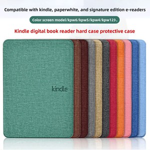 Funda Protectora de Cuero para Kindle, Compatible con Kindle 2022 y Paperwhite 654/658 Edición Juvenil, Lino - Product Image 1