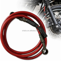 Tuyau de frein moto AN3 3.2x7.5mm 2.5x5.5mm, tube de frein hydraulique en acier inoxydable tressé pour moto