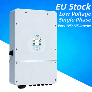 Entrepôt européen Deye Onduleurs solaires hybrides monophasés basse tension 10KW 12KW SUN-10K/12K-SG02LP1-EU-AM3 - Product Image 1