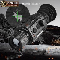 Lunette de vision thermique TK256, détecteur infrarouge, imagerie thermique entièrement noire avec détection longue portée pour la chasse au sanglier