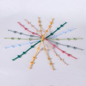 Sangle de sécurité unisexe en silicone anti-perte pour jouet de dentition, chaîne de sucette anti-chute pour bébé, avec fermeture ouverte pour biberon - Product Image 3