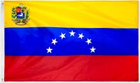 Expédition rapide Nouveau Drapeau mini 7 étoiles du Venezuela à suspendre à la fenêtre de voiture, petit drapeau de 4*6 pouces pour la décoration du rétroviseur