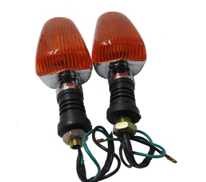 Clignotant de moto en chrome pour Yamaha Dt200 Rxz Xjr200 Xjr300 Xjr400 Xjr600 Xjr900 <span class=keywords><strong>Fz600</strong></span> Xt600 - Product Image 4