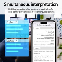 Nouveau Enregistreur Vocal IA V15A Format WAV avec Transcription Intelligente, Traduction et Fonctionnalités de Cartographie Mentale, Applicable via Application