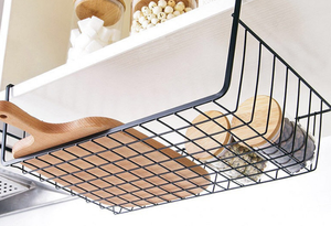 ตะกร้าสี่เหลี่ยมสแตนเลสแบบปรับแต่งได้ สำหรับเก็บผักและอุปกรณ์ครัว - Product Image 3