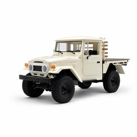 Voiture RC de qualité hobby 4x4 Classique SUV Télécommandée 2.4GHz ABS+Métal Tout-Terrain Style Rétro Cadeau Garçons Chargeur Suivez-moi