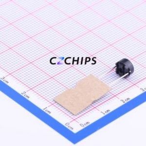 SKRGAED010 Tactile Switch Through hole Component (THT) Switch Single Pole Single Throw Round Button Through Hole 5mm - Product Image 2