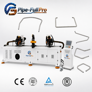 Automatic Hydraulic CNC Double Head Stainless Steel Aluminum Tube Bending Machine with Motor & Engine Core Components - Product Image 1