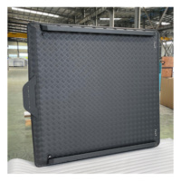 Toldo de camión de aluminio de alta calidad para CHEVROLET Colorado GMC Sierra Pickup Tonneau Cover Función de bloqueo de operación plegable