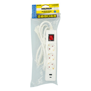 Multipresa con 3 Prese Schuko e 2 Prese USB (A/C) con Interruttore e Messa a Terra - Product Image 5