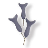 Stylo tactile braille avec points en relief, poignée ergonomique, acier inoxydable, matériau PP, outil d'écriture pour les aveugles et les malvoyants