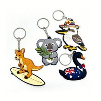 Cadeau d'entreprise personnalisé, porte-clés en PVC souple durable, couleur personnalisée, logo personnalisé 2D 3D, technique FREEFORM, design personnalisable