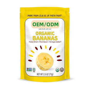 Croustilles de bananes biologiques croustillantes, collations sucrées et salées, faible teneur en sucre, certifié halal sans OGM, fruits frits sur mesure, fournisseur fiable - Product Image 1