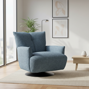 Poltrona Moderna e Confortevole con Imbottitura Morbida e Struttura in Legno Massello per il Relax in Balconi di Hotel, Soggiorni e Camere da Letto - Product Image 4
