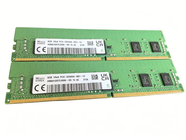 SK Hynix 8GB DDR4 Server Memory, 1RX8 PC4-3200AA ECC RDIMM REG RAM, 3200MHz