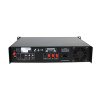 Mini amplificateur 100V, 70V et 4-16 Ohms Amplificateur de mixage numérique professionnel intérieur 130W oem