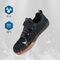 Chaussures de cyclisme VTT pour hommes à prix d'usine avec logo personnalisé, tige en maille respirante, compatibles avec les systèmes de fixation plats et clipsables, baskets de VTT