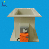 Compuerta de Aire Eléctrica Rectangular de PP Personalizable para Control de Flujo de Aire