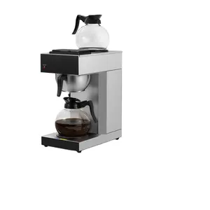 Máquina de café comercial americana destilada automática multifuncional, cafeteira comercial doméstica e cafeteira comercial