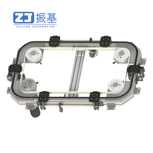 Transportbanden Rechthoekige Synchrone Riem V Geleidesystemen Geautomatiseerde Gebogen Beweging Voor Productielijn - Product Image 2