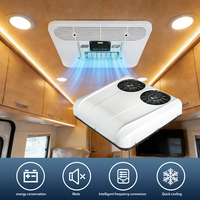 Aire Acondicionado de Techo Todo en Uno para Vehículos, Batería Eléctrica Automática de 12v 24v Dc para Automóviles, Autocaravanas y Camiones