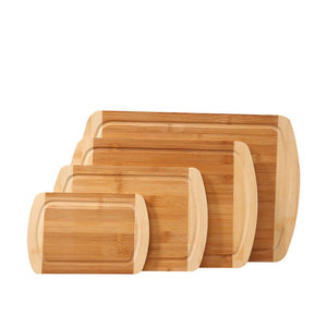 Juego de Tablas de Cortar de Bambú, 3 Piezas, Rectangulares, para Cocina, Verduras, Frutas, Pizza, Material Natural, Origen Fujian - Product Image 5