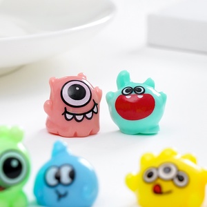 Adorable petit monstre à grande bouche, figurine artisanale de dessin animé, décoration DIY, accessoires de sac surprise, pour voiture et bureau - Product Image 4