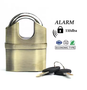 Cadenas d'alarme haute décibel 110dp, antivol, haute qualité, robuste, étanche, cadenas d'alarme à clé antivol - Product Image 4